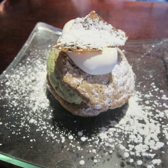 Cha-An - green tea mousse dessert - Japanese Near Me - New York, New York Cha-An - green tea mousse dessert - Japanese Near Me - New York, New York