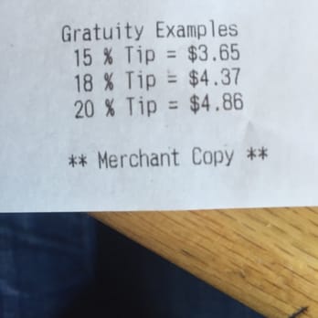 Applebee's Grill + Bar - Applebee's in Shelbyville, Indiana calculates their gratuity incorrectly...they include TAX in the amount. - American Near Me - Shelbyville, Indiana