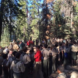 Camp Kern - The parade area where they do flags and announcements.
