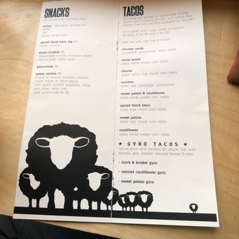 Black Sheep - Food menu - Bars Near Me - Bellingham, Washington