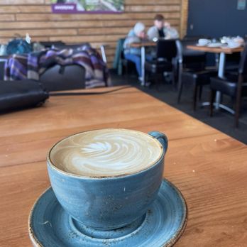 Culloden Battlefield Visitor Centre - Lattes in the cafe, there are several sweet treats and other savories are available - Visitor Centers Near Me - Highland, HLD