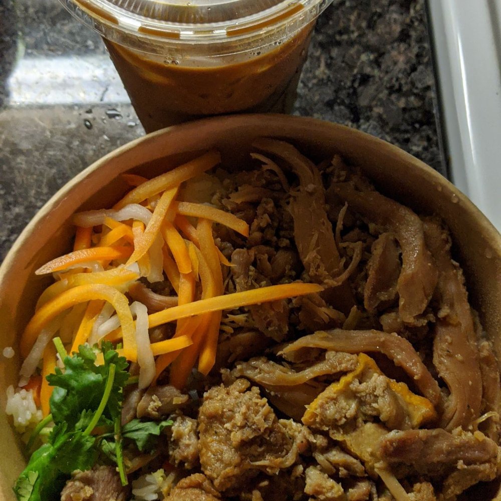 Vinason Pho Kitchen - South Lake Union Seattle - Mixed protein fried rice and vietnamese cold coffee - Sandwiches Near Me - Seattle, Washington Vinason Pho Kitchen - South Lake Union Seattle - Mixed protein fried rice and vietnamese cold coffee - Sandwiches Near Me - Seattle, Washington