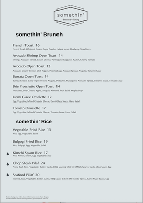 Menu photo 4 Somethin La Mirada, CA Menu photo 4 Somethin La Mirada, CA