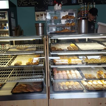 Dough Co - a display of pastries in a bakery - Coffee & Tea Near Me - Dover, Ohio
