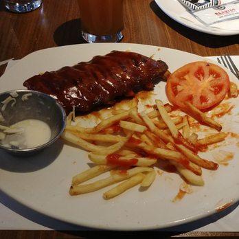 Barbies - The tiny ribs with half the fries eaten. - American Near Me - Longueuil, Quebec