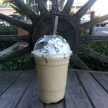 eco coffee - White Choco Frappe - Cafes Near Me - Long Beach, California