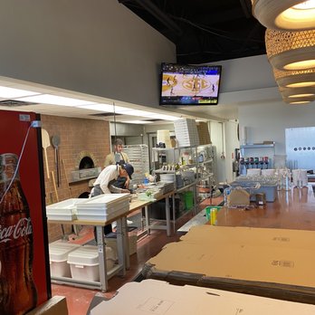 Erica Wood Fire Bistro & Raw Bar - Pizza makers and entrance - Pizza Near Me - Pendleton, South Carolina