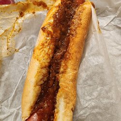 Hotdog with Chili
