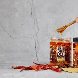 Spice Witch - Spice Witch Chili Crisp - A crunchy, flavorful mix of chili peppers and garlic. Add bold heat and texture to any meal or snack.