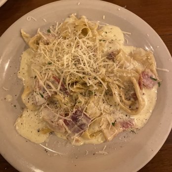Scalino - Pappardelle with white cream sauce and bacon - Italian Near Me - Brooklyn, New York Scalino - Pappardelle with white cream sauce and bacon - Italian Near Me - Brooklyn, New York