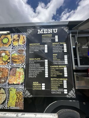 Menu photo 2 Mesa Tacos Austin, TX
