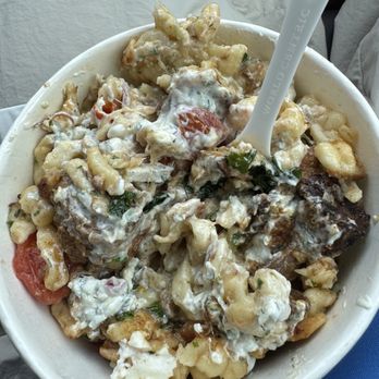 Little Sparrow - Greek spaetzle with lamb and feta! - German Near Me - Honolulu, Hawaii