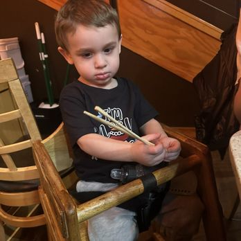 Desaki Restaurant - Mini Eric loving the food - Japanese Near Me - Swiftwater, Pennsylvania