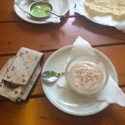 OM - #dessert #yoghurt #coconut #cinnamon #coriander WE enjoyed every taste