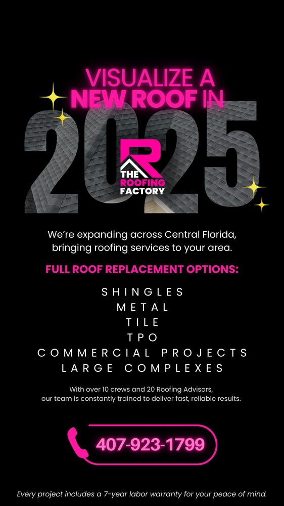 Slide of The Roofing Factory