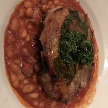 Tappi - Porchetta (marinated pork) with beans stuffed with herbs - Italian Near Me - Twisp, Washington
