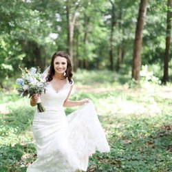 A Petal Pusher - Beautiful blues and greens in wildflower look.