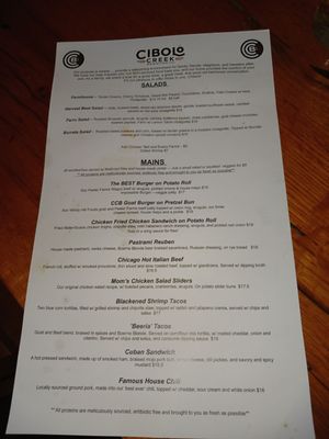 Menu photo 4 Cibolo Creek Brewing Boerne, TX Menu photo 4 Cibolo Creek Brewing Boerne, TX