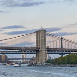 NYC Ferry - View of the Brooklyn Bridge
