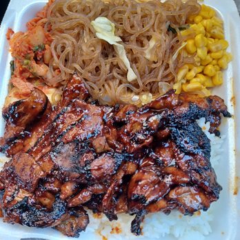 Ohana BBQ & Sushi - Spicy pork plate (regular size) - Barbeque Near Me - Aiea, Hawaii Ohana BBQ & Sushi - Spicy pork plate (regular size) - Barbeque Near Me - Aiea, Hawaii