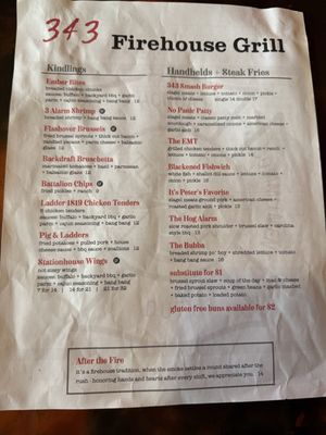 Menu photo 2 Station 343 Firehouse Restaurant Dwight, IL Menu photo 2 Station 343 Firehouse Restaurant Dwight, IL
