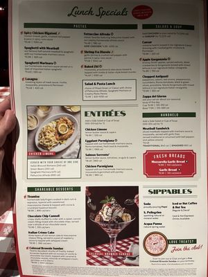 Menu photo 6 Buca di Beppo Italian Restaurant San Diego, CA Menu photo 6 Buca di Beppo Italian Restaurant San Diego, CA
