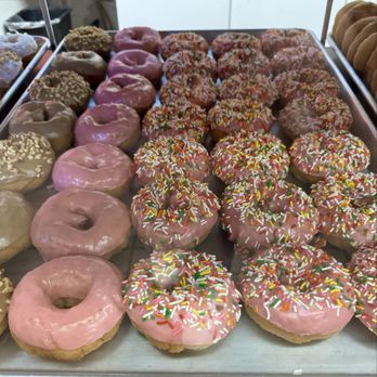 Baker Ben's Donuts - 12.06.24 pink donuts and pink sprinkle - Donuts Near Me - Roseville, California