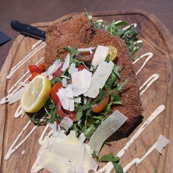 The Imperial - Chicken Milanese. Recommended by the bartender and patron next to us. Delish! - Bars Near Me - Winter Park, Florida