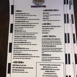 Hot Mess Burgers & Fries - Menu