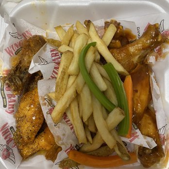 Wing Barn - $16.50 you get 10 wings , S fries, XXS Veggies.. - Chicken Wings Near Me - McAllen, Texas Wing Barn - $16.50 you get 10 wings , S fries, XXS Veggies.. - Chicken Wings Near Me - McAllen, Texas