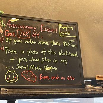 Dumpling World - And they have a 15% off! - Chinese Near Me - Sugar Land, Texas Dumpling World - And they have a 15% off! - Chinese Near Me - Sugar Land, Texas