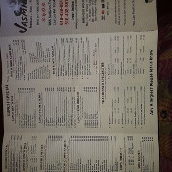 Jasmine Restaurant - Menu - Japanese Near Me - Easton, Pennsylvania Jasmine Restaurant - Menu - Japanese Near Me - Easton, Pennsylvania