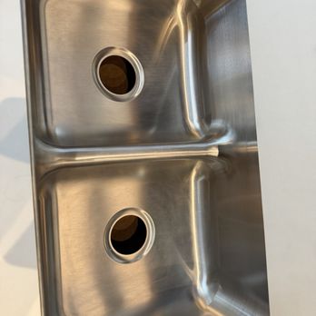 Ferguson Home - Double sink with lower middle. - Kitchen & Bath Near Me - Fresno, California Ferguson Home - Double sink with lower middle. - Kitchen & Bath Near Me - Fresno, California