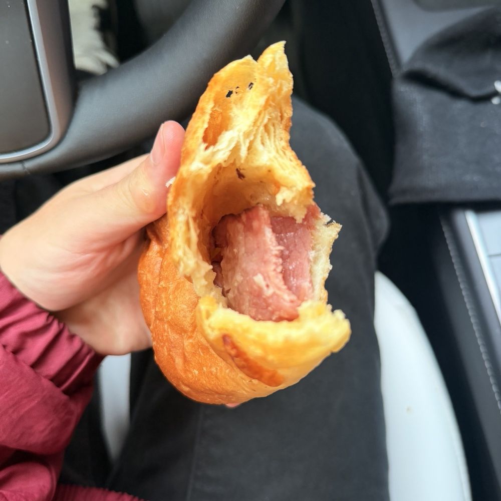 Ham and cheese croissant Ham and cheese croissant