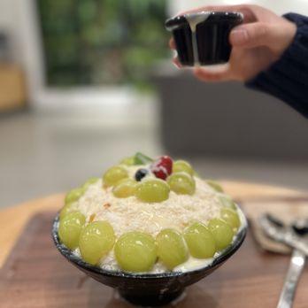 Sul & Beans - Green Grape Bingsu - Desserts Near Me - Irvine, California Sul & Beans - Green Grape Bingsu - Desserts Near Me - Irvine, California