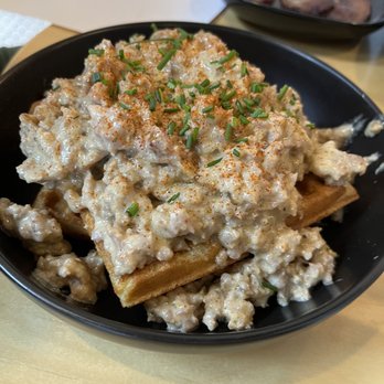 People’s Waffle - Sausage gravy and waffles - Breakfast & Brunch Near Me - Spokane, Washington People’s Waffle - Sausage gravy and waffles - Breakfast & Brunch Near Me - Spokane, Washington