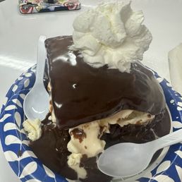 Hot Fudge Cake Sundae