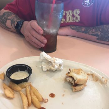 Silver Diner - MY husband ate his Double burger grilled cheese! #GoneAndDelicious this is Honey BBQ super melt chicken sandwich wFries #CLASSIC #Legendary - Diners Near Me - Cherry Hill, New Jersey Silver Diner - MY husband ate his Double burger grilled cheese! #GoneAndDelicious this is Honey BBQ super melt chicken sandwich wFries #CLASSIC #Legendary - Diners Near Me - Cherry Hill, New Jersey