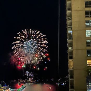 Miru - View from miru's patio. Fireworks show at navy pier every wed @ 9pm and sat @10pm - Japanese Near Me - Chicago, Illinois Miru - View from miru's patio. Fireworks show at navy pier every wed @ 9pm and sat @10pm - Japanese Near Me - Chicago, Illinois