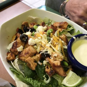 Chile Relleno - Chicken "bowl". Like a salad but with rice & beans underneath. A nice meal. - Mexican Near Me - Kaneohe, Hawaii Chile Relleno - Chicken "bowl". Like a salad but with rice & beans underneath. A nice meal. - Mexican Near Me - Kaneohe, Hawaii