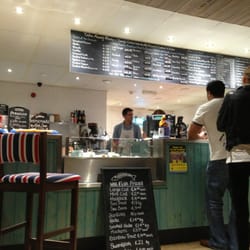 The Cods Scallops - Counter and take away price boards.