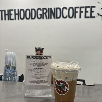 The Hood Grind Coffee - Pecan Pie Latte iced - Coffee & Tea Near Me - Rialto, California