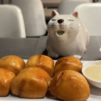Wu's Fish House - Fried Bread with Sweetened Condensed Milk - Seafood Near Me - Edison, New Jersey