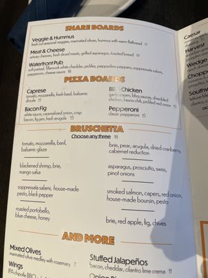 Menu photo 8 The Waterfront Taphouse Vancouver, WA