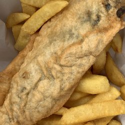 Shark's Tail Fish and Chippery - Whiting and chips a half serve no less
