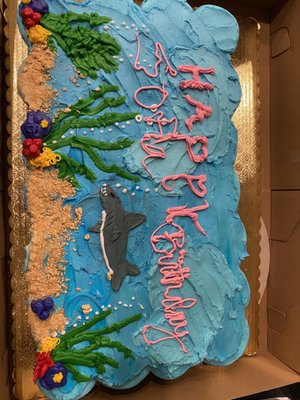 Photo of Smallcakes Cupcakery and Creamery - Jacksonville, FL, US. I forgot to ask for them to put happy birthday so my child wrote her own birthday message! It was a fun craft also!