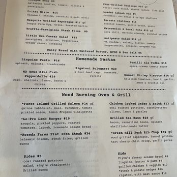 Local Provisions - Dinner Menu - August 2023 - Italian Near Me - Sterling, Virginia Local Provisions - Dinner Menu - August 2023 - Italian Near Me - Sterling, Virginia