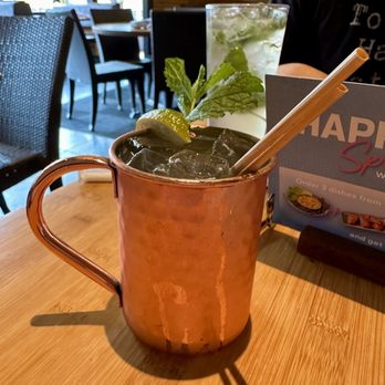 Pacific Catch - Island Mule ($13.50) refreshing, just enough kick - Seafood Near Me - San Mateo, California