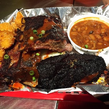 Rollin Smoke Barbeque - Combo with beans, waffle fries, and corn nuggets - Barbeque Near Me - Las Vegas, Nevada Rollin Smoke Barbeque - Combo with beans, waffle fries, and corn nuggets - Barbeque Near Me - Las Vegas, Nevada
