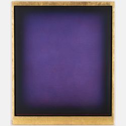 Gray's Auctioneers - Eric Orr, Mixed media on canvas, gold leaf on lead wrapped over wood, Value at auction $8,000 - 12,000.